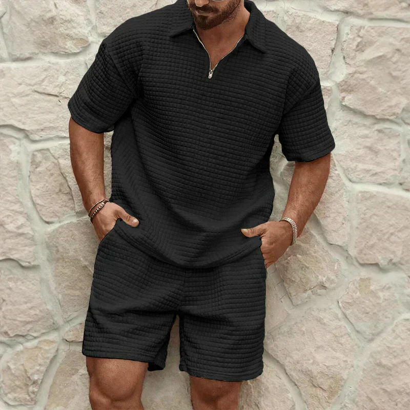 The Redford Co Ord Set - Polo & Shorts for Men