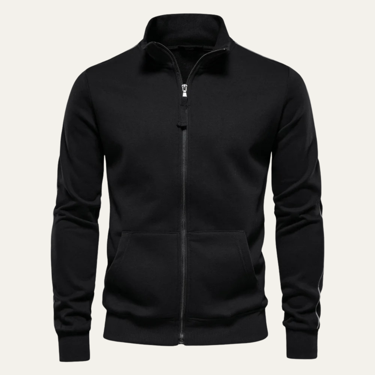 The Carmarthen Men’s Zip Up Casual Cotton Jacket with Pockets