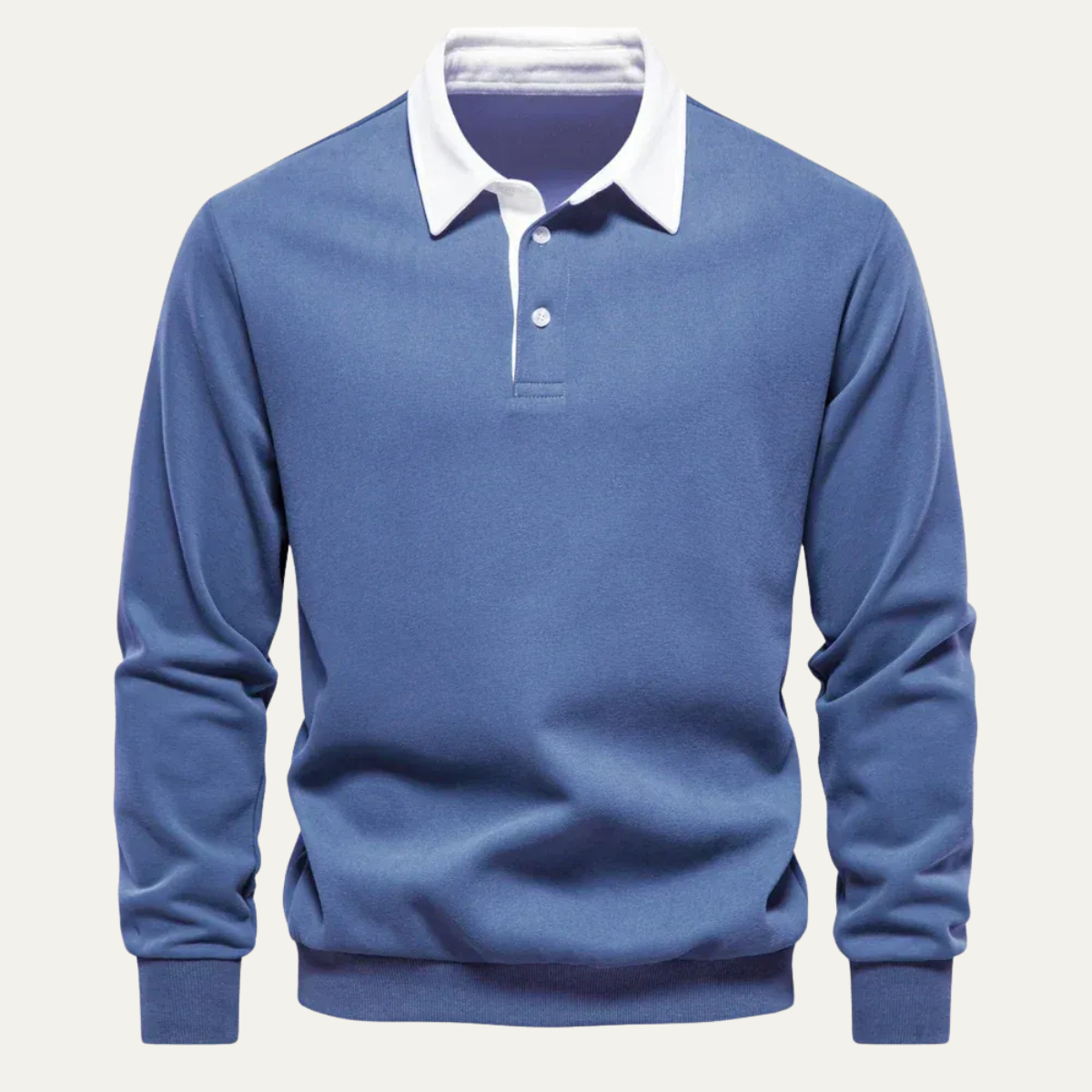 The Chelsea Men’s Long Sleeve Polo – Classic Knit Shirt