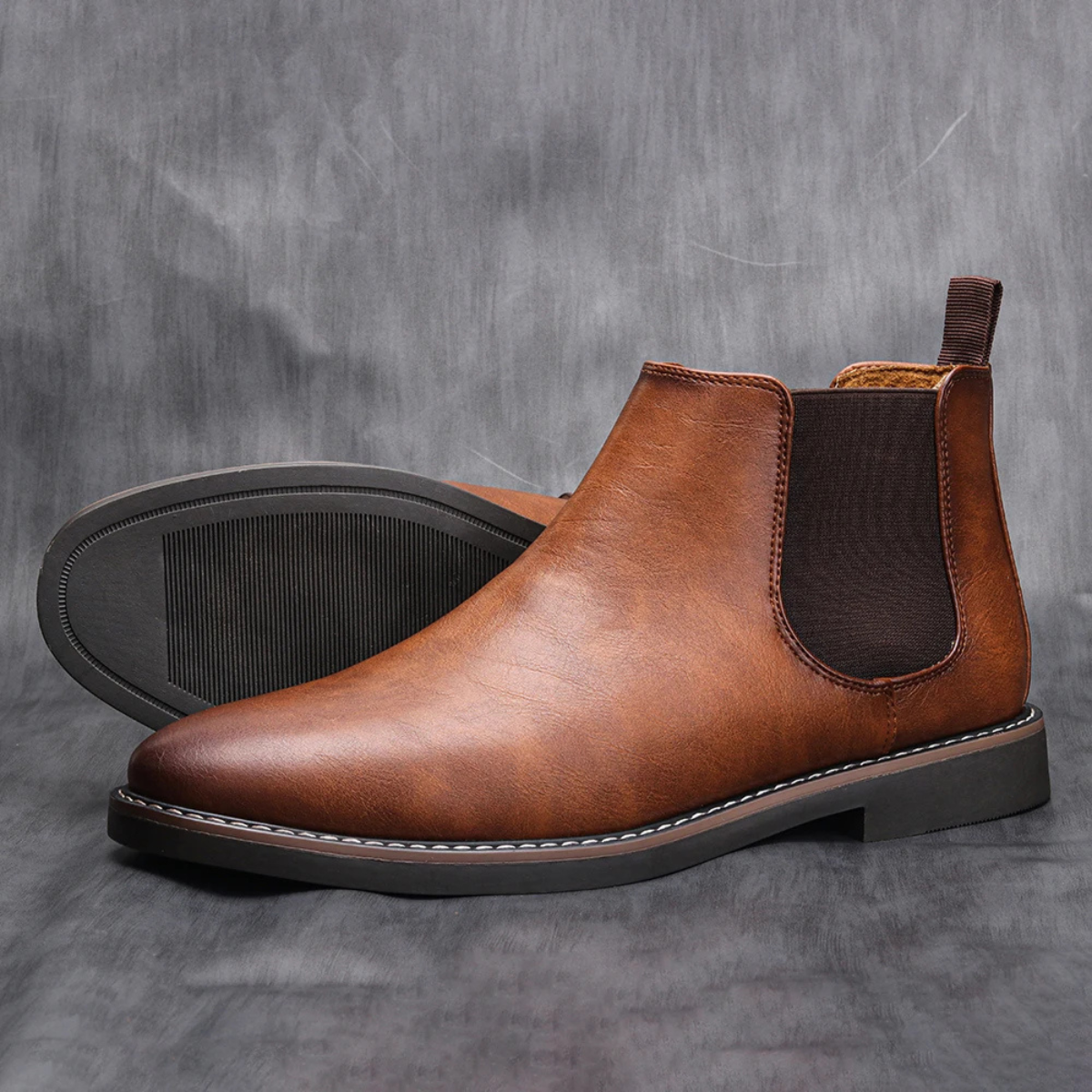 The Ridgeview Men’s Retro Slip On Chelsea Ankle Boots