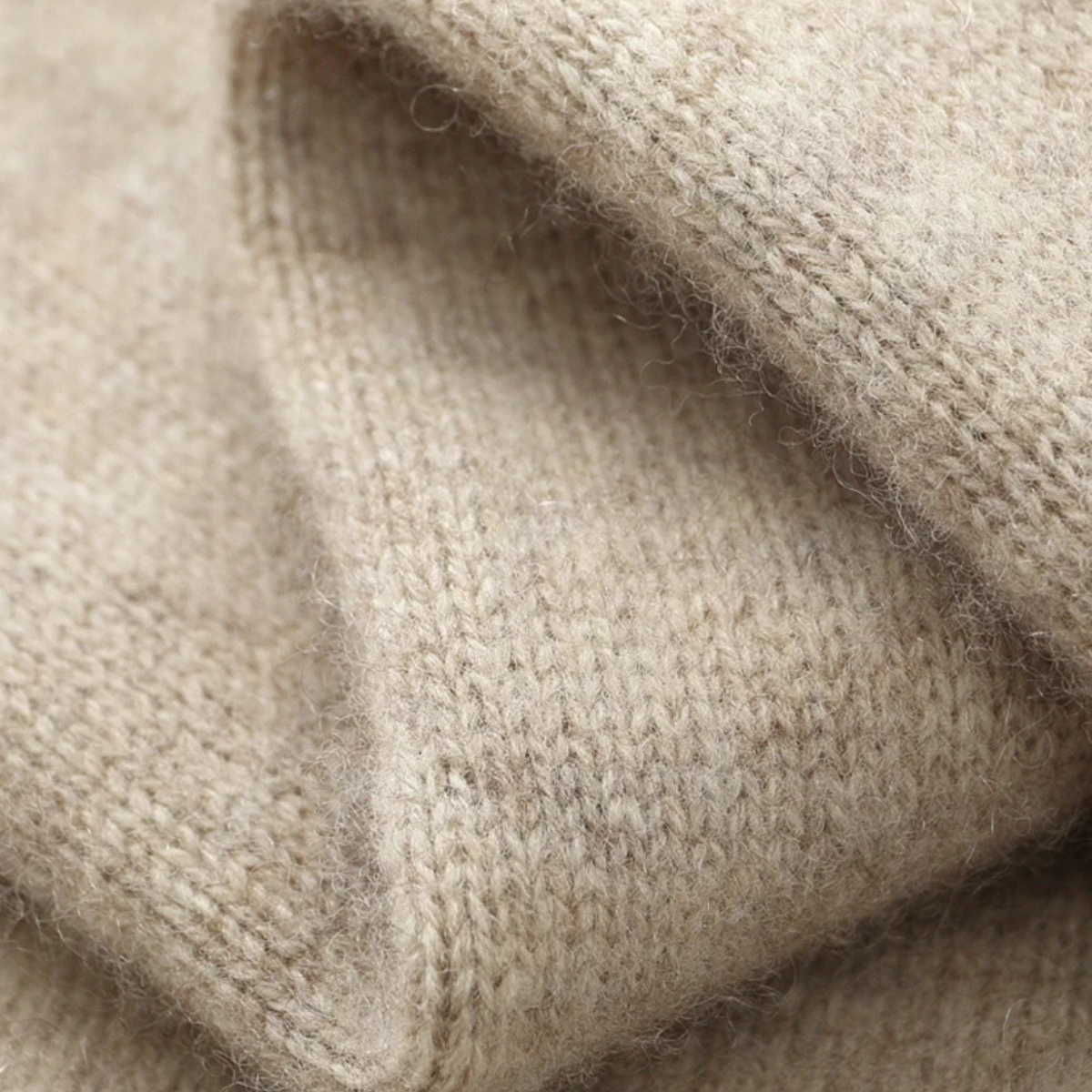 The Maplecrest Men's Merino Mock Neck Wool Zip Up Cardigan