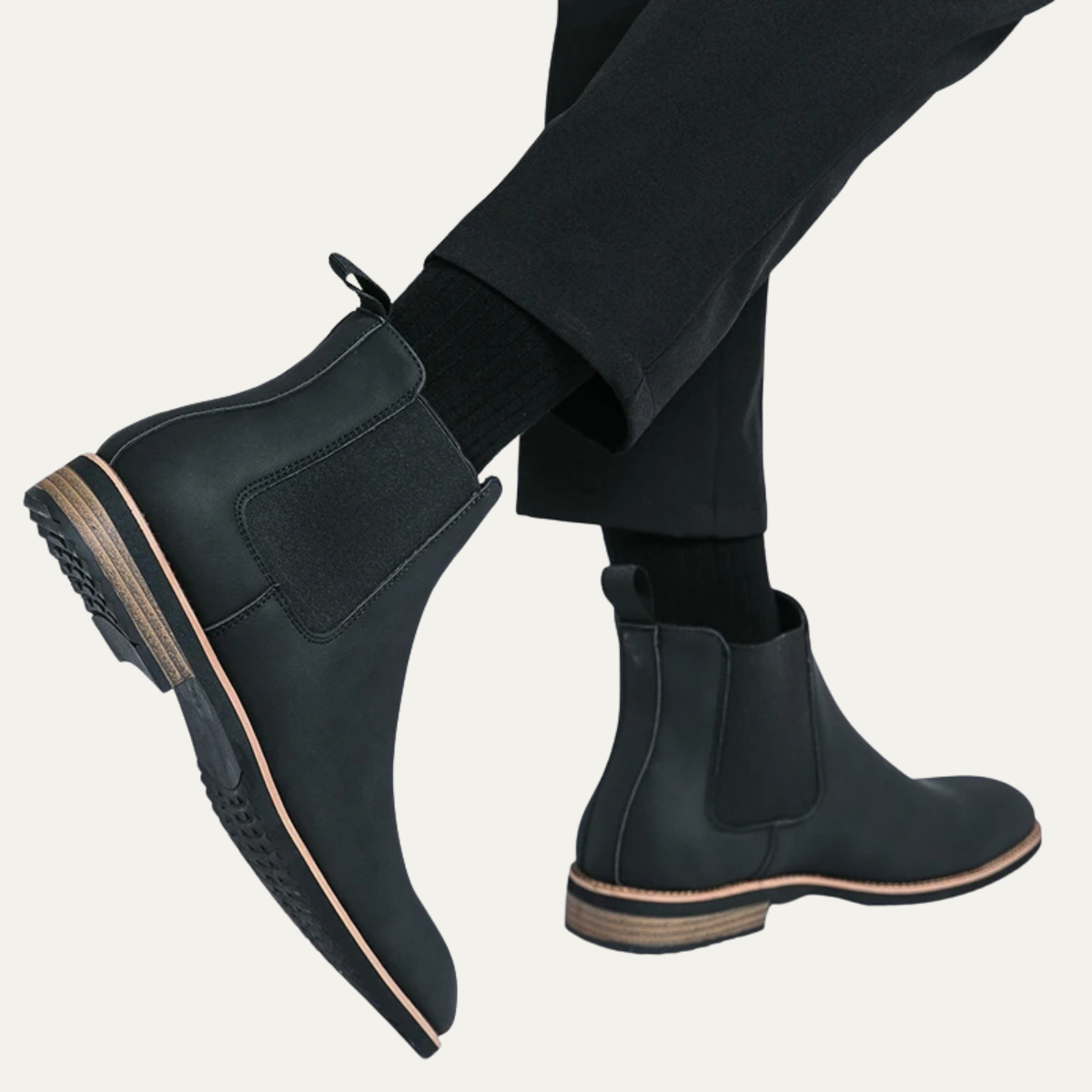 The Alderton Men’s Elegant Slip On Smart Casual Chelsea Boots