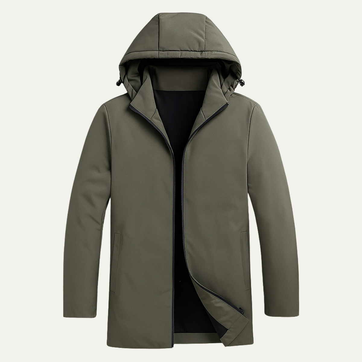 The Montclair Men’s Modern Fit Warm Hooded Jacket