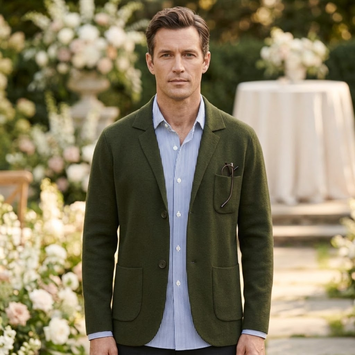 The Oxford Linen Summer Blazer - Wedding Guest Men - Formal Occasions