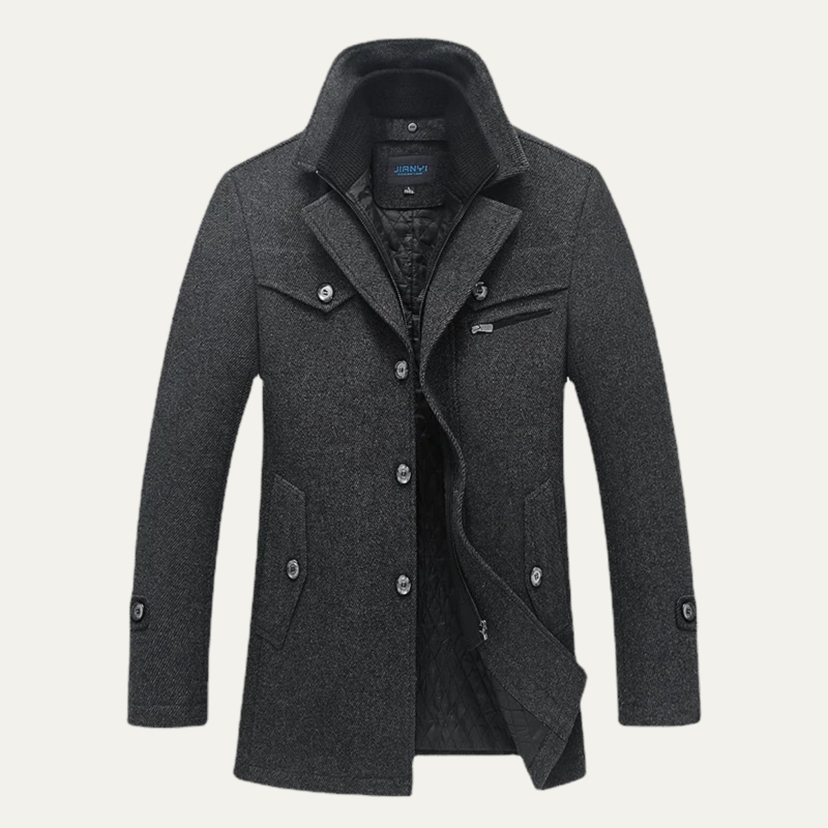 The Stonemont Men’s Smart Casual Wool Blend Winter Coat
