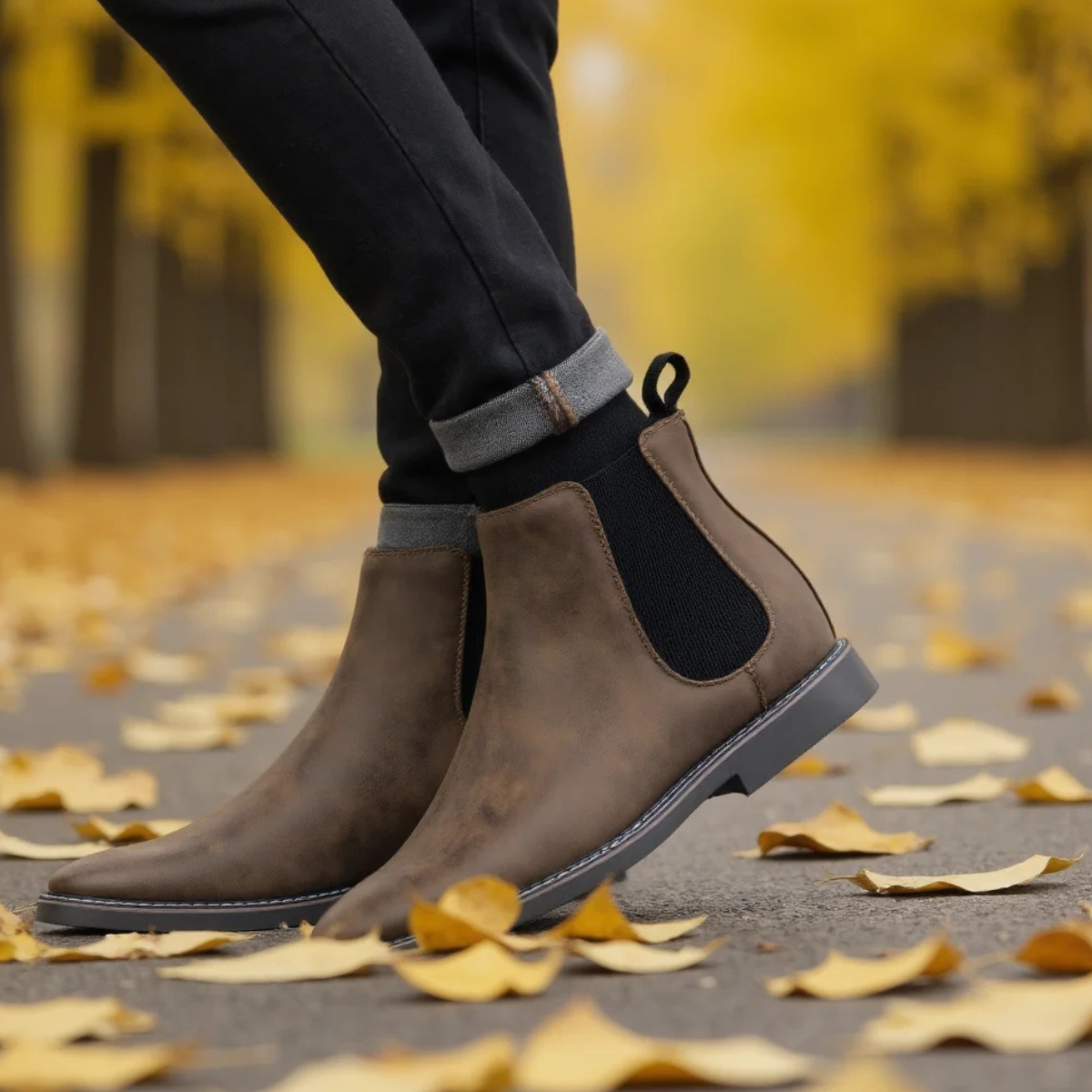 The Ridgeview Men’s Retro Slip On Chelsea Ankle Boots