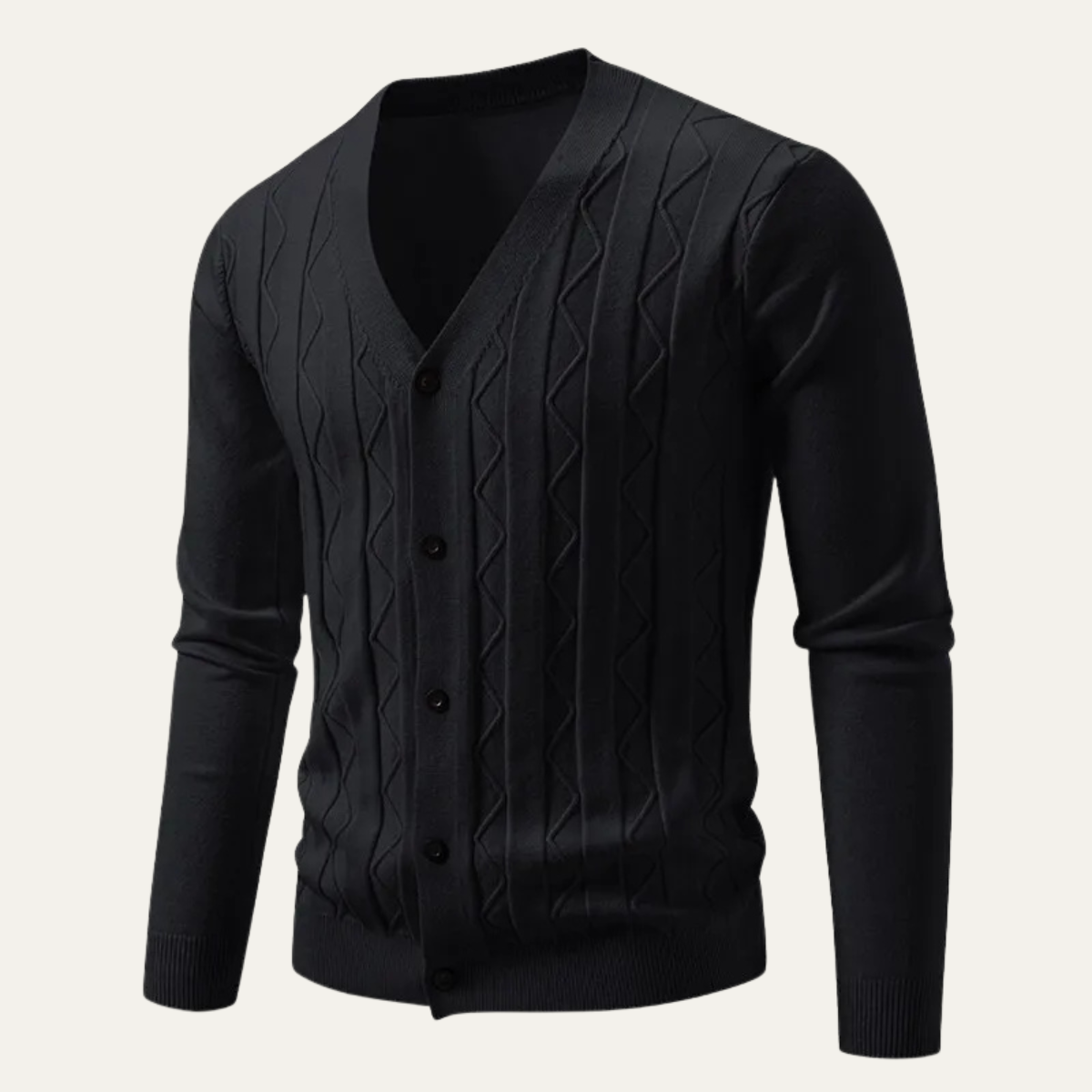 The Paisley Men's Lightweight V Neck Knit Cardigan Sweater