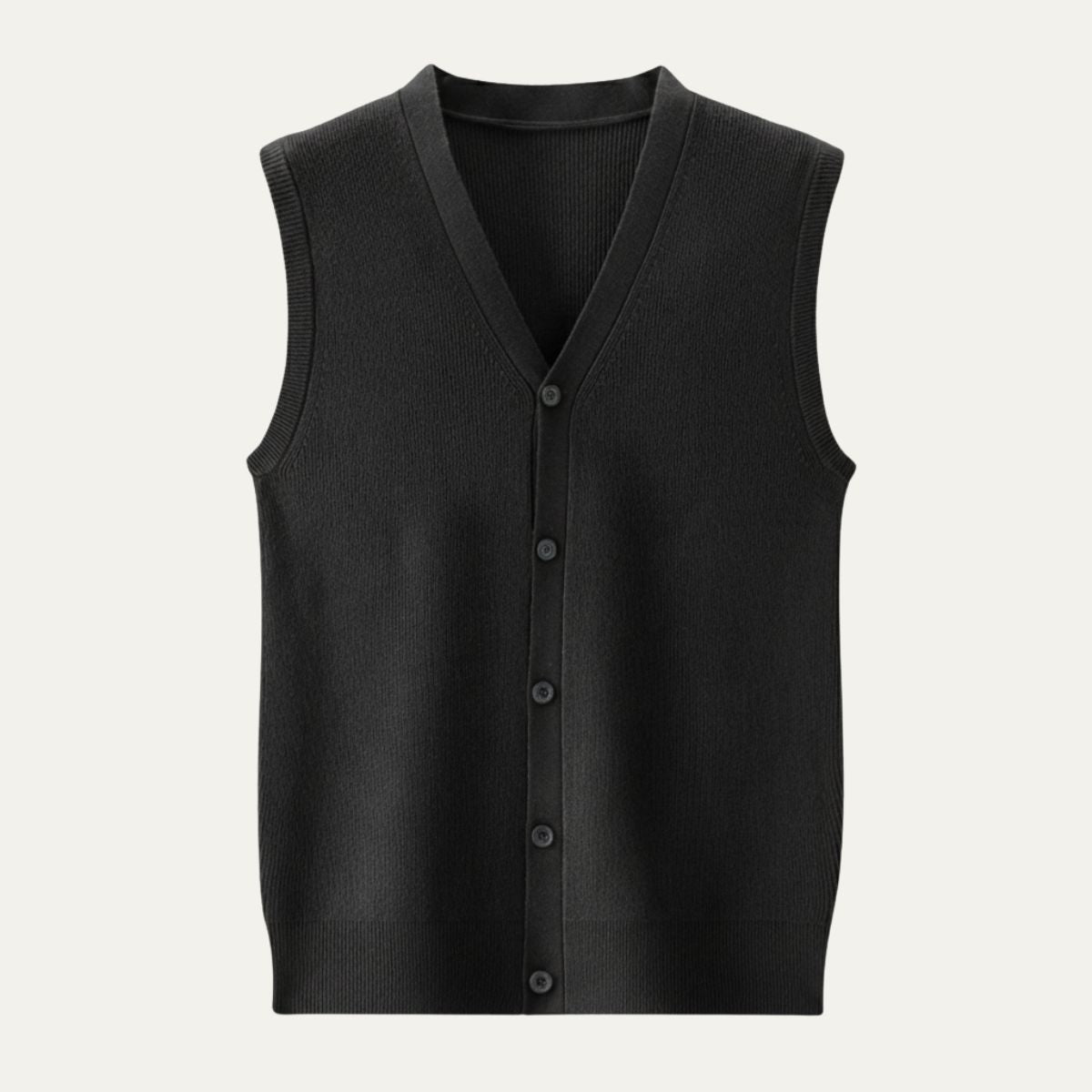The Castellammare Men’s Smart Button Knit Waistcoat Sweater Vest
