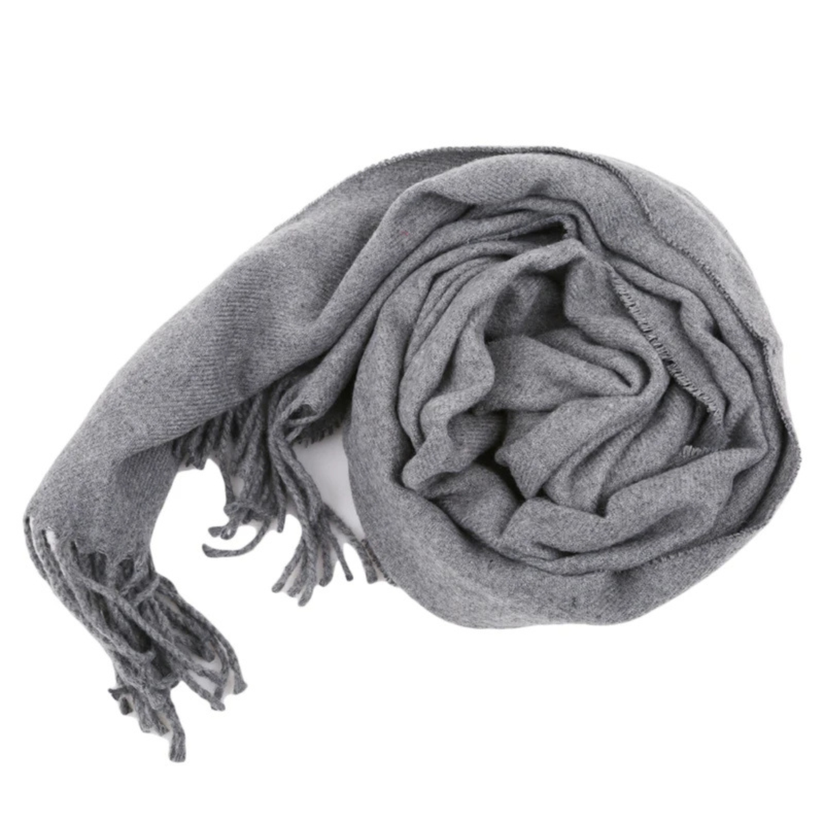 The Rive Gauche Cashmere Merino Scarf for Men - Gray
