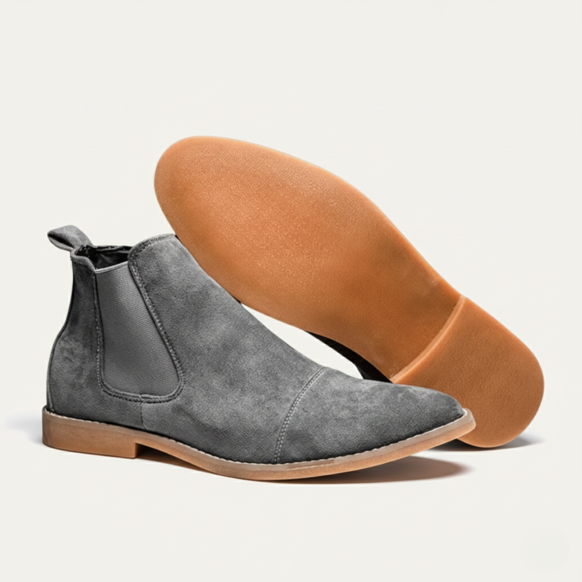 The Harris Men’s Classic Slip On Suede Chelsea Boots