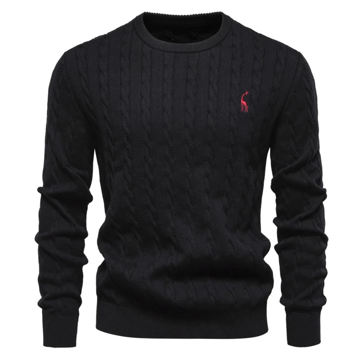 The Carmarthenshire Men's Stylish Crew Neck Knitwear Sweater