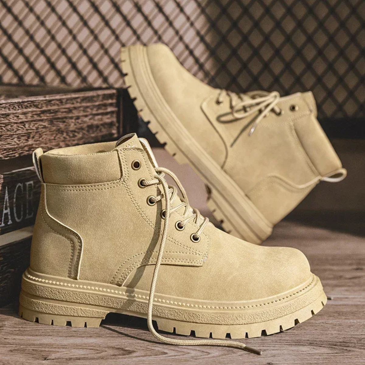 The Willowbrook Ridge Men’s Vintage Lace Up Suede Ankle Boots