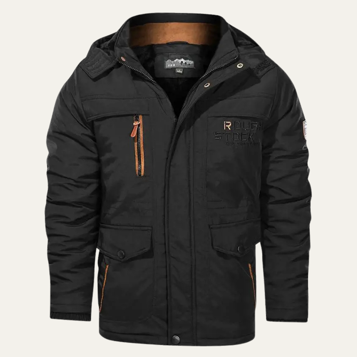 The Rovigo Men’s Tactical Thick Fleece Lined Winter Hooded Jacket