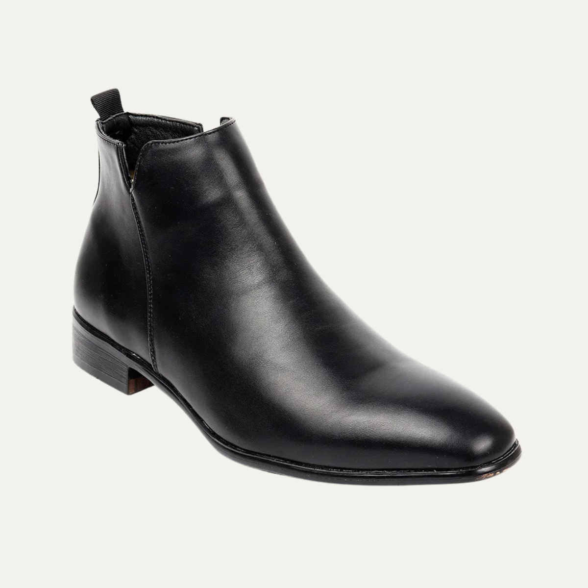 The Marostica Men’s Classic Leather Slip On Ankle Dress Boots