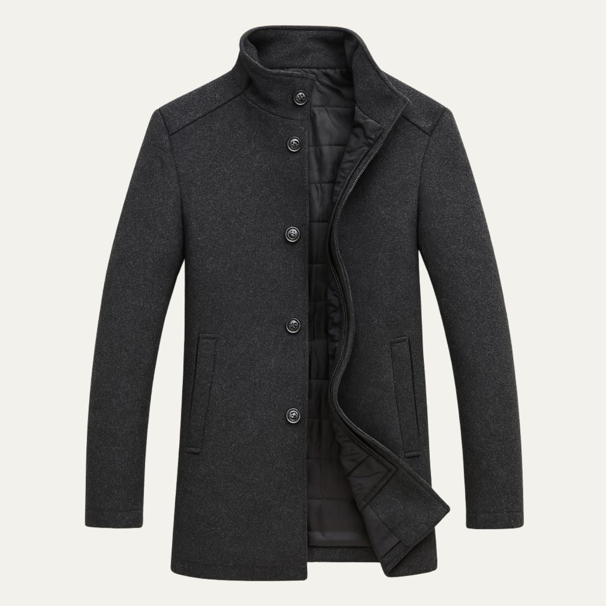 The Highlander Men’s Premium Wool Winter Overcoat