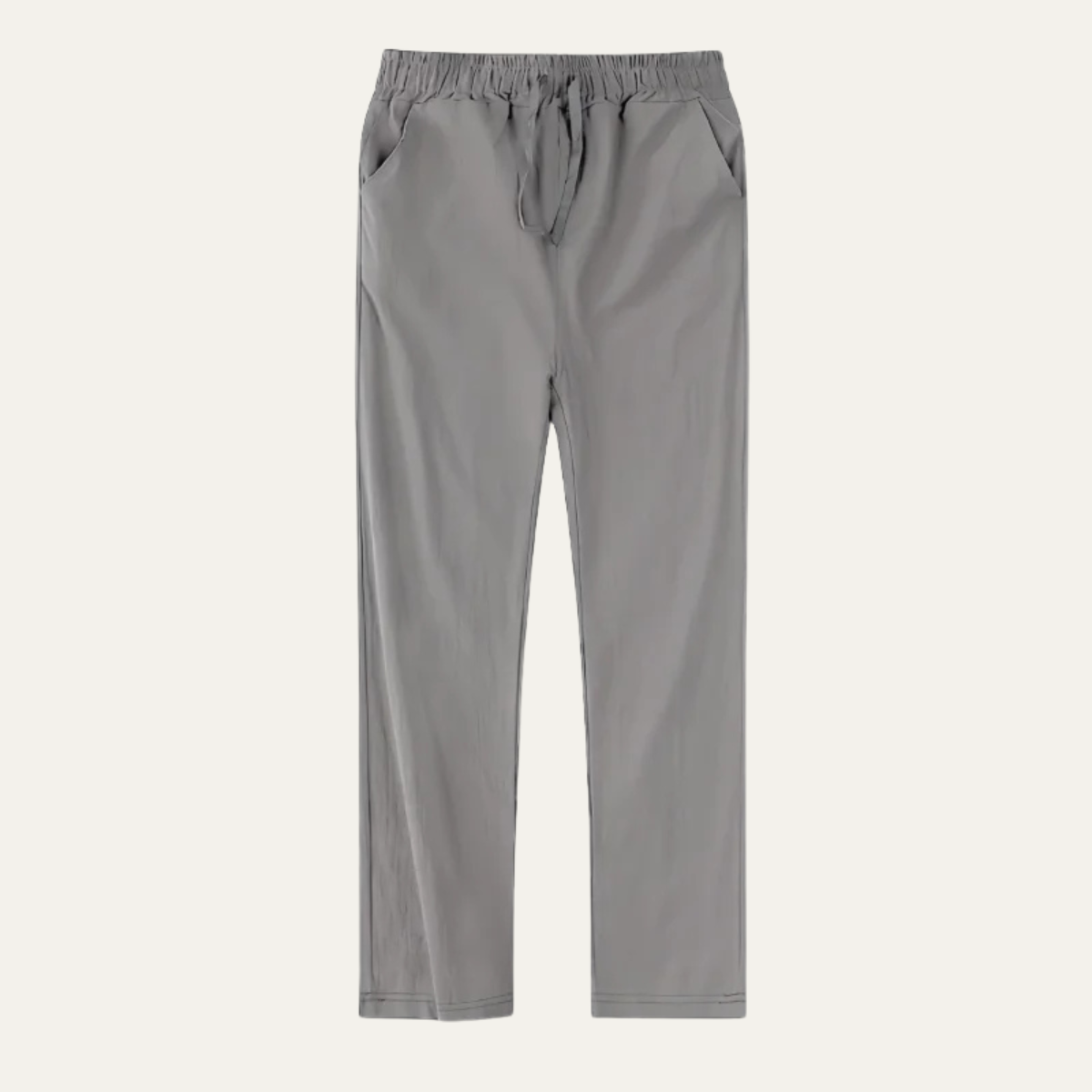 The McLean Men’s Casual Lightweight Linen Pants – Gray