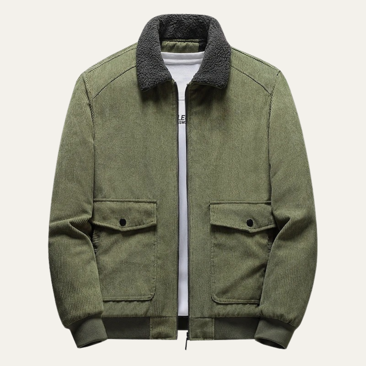 The Positano Men’s Corduroy Sherpa Lined Jacket