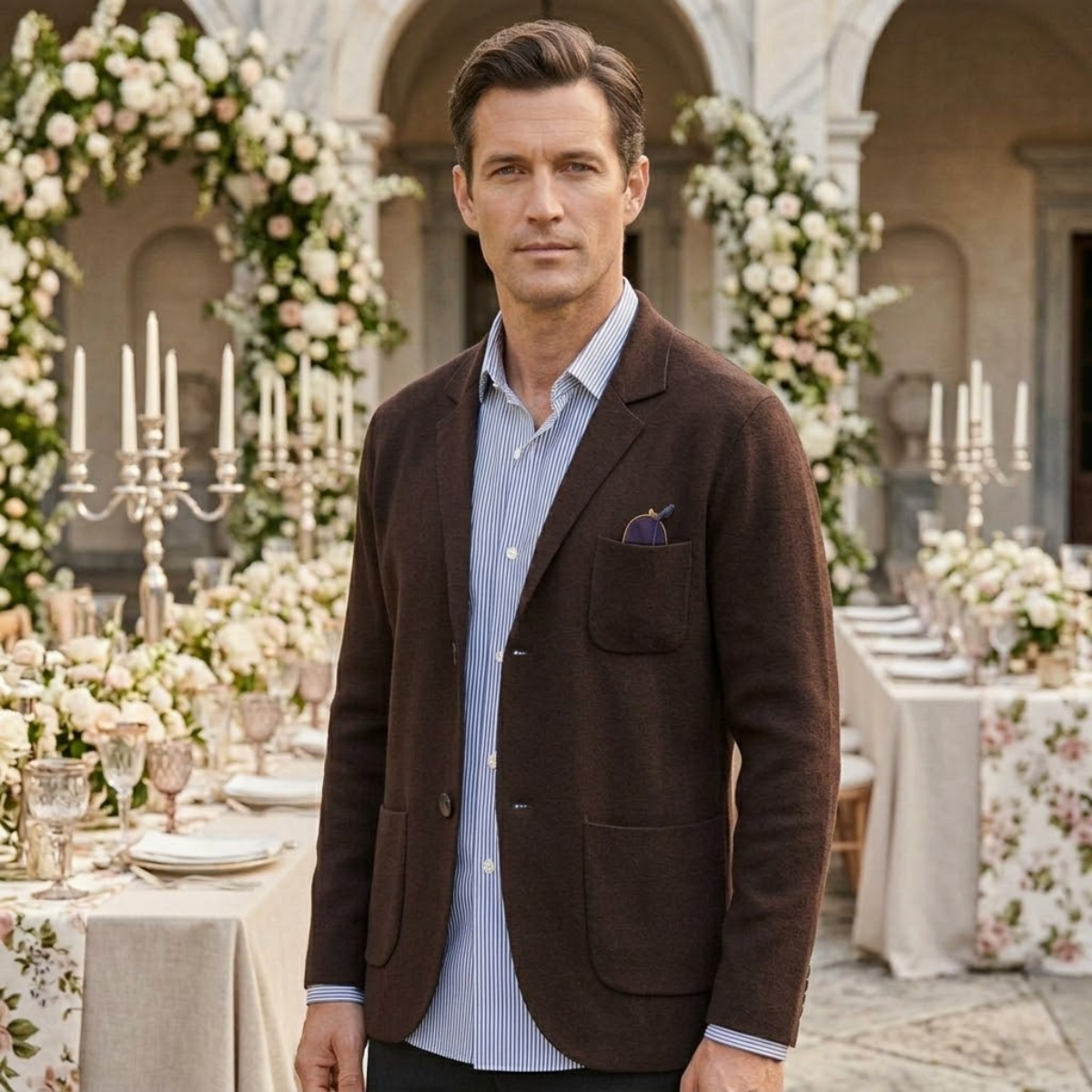 The Oxford Linen Summer Blazer - Wedding Guest Men - Formal Occasions