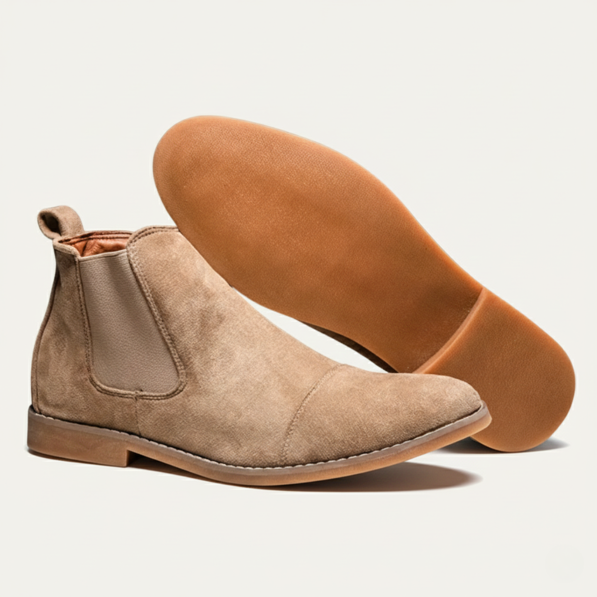 The Harris Men’s Classic Slip On Suede Chelsea Boots