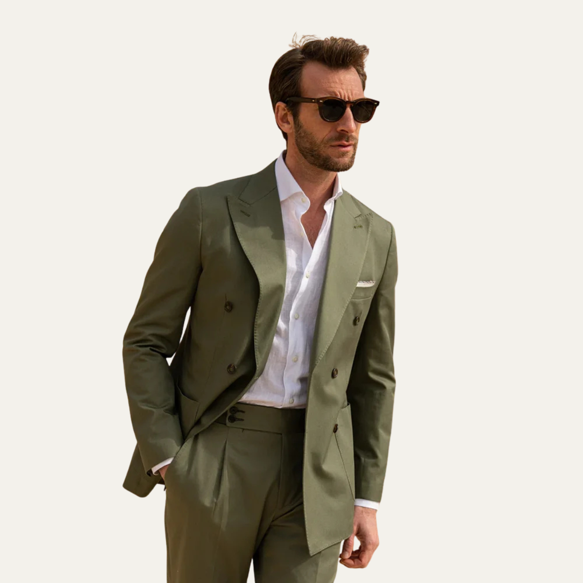 The Tiburon Men’s Slim Fit Elegant Suit