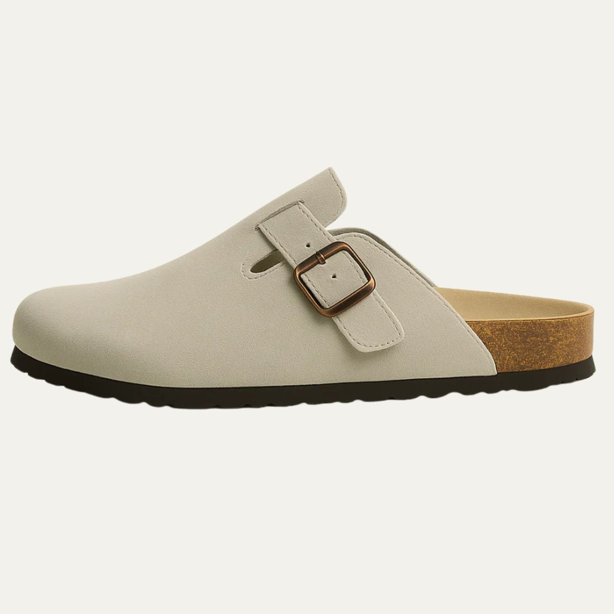 The Amalfi Gray Suede Moccasin Slipper for Men — Relaxed Old Money Style