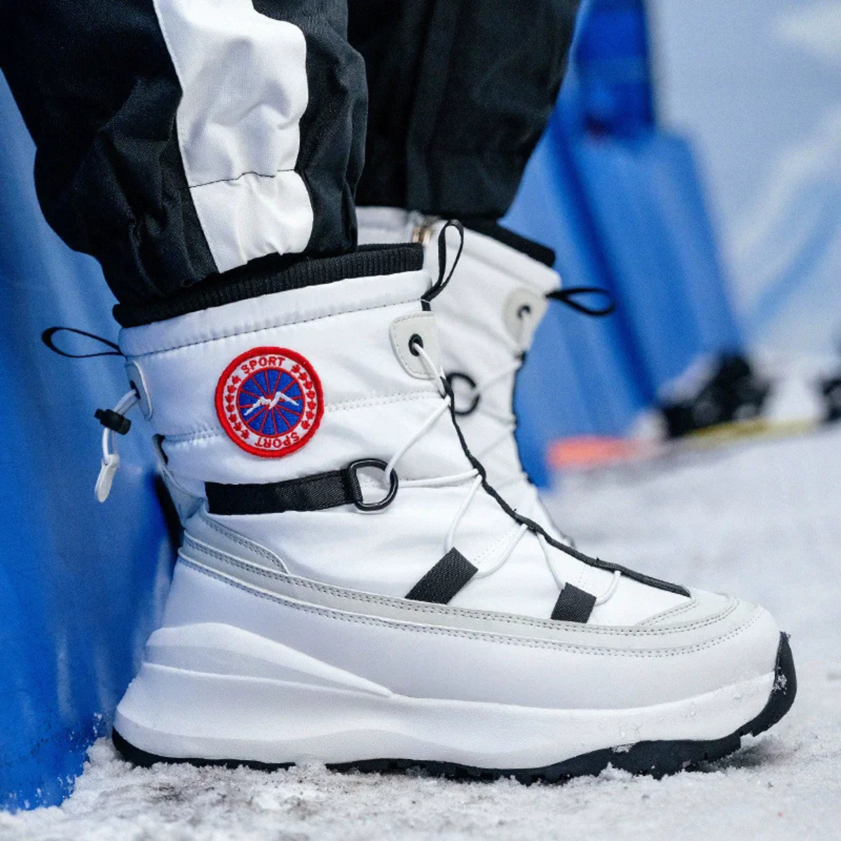 The Ostiense Men’s Fur Lined Anti Slip Outdoor High Top Snow Boots