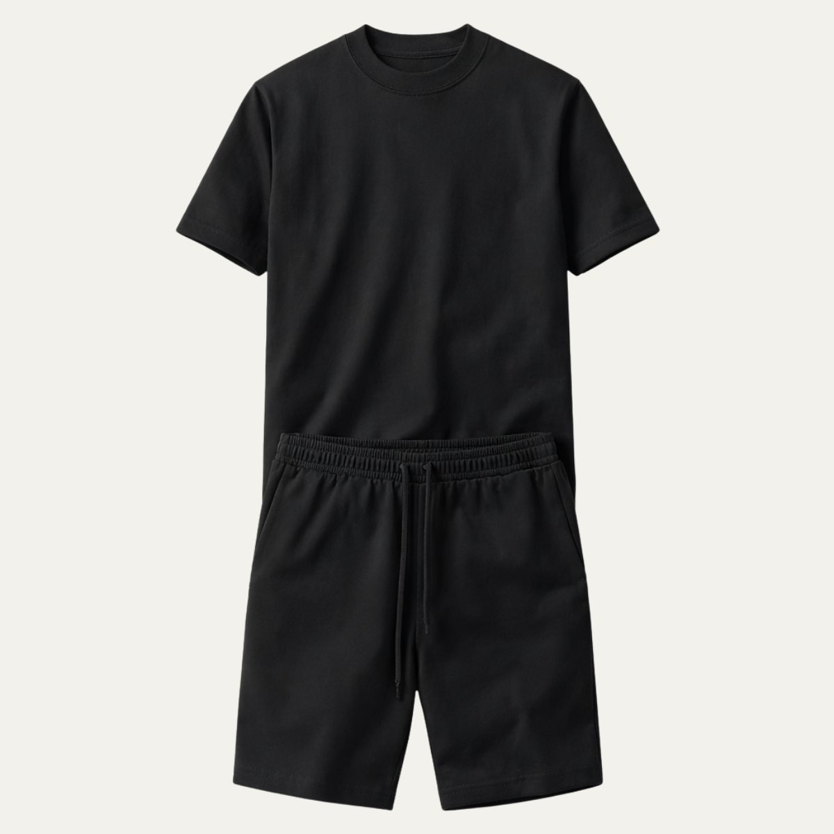 The Brookmere Men’s Cotton Casual T Shirt & Shorts Set