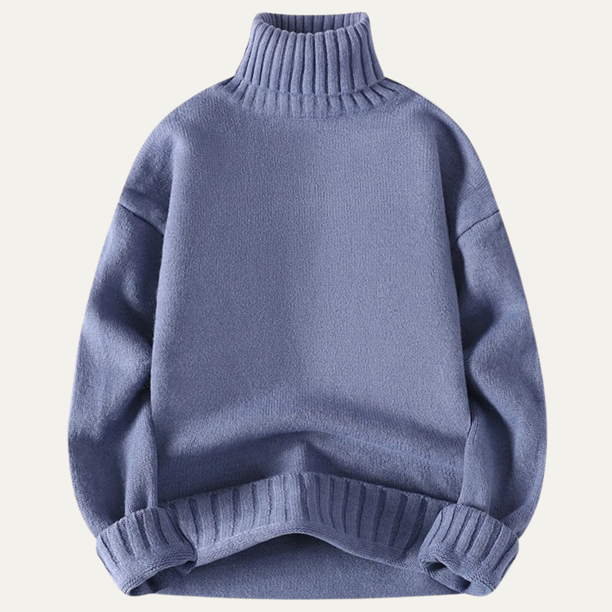 The Aosta Men’s Soft Knit Warm Turtleneck Sweater
