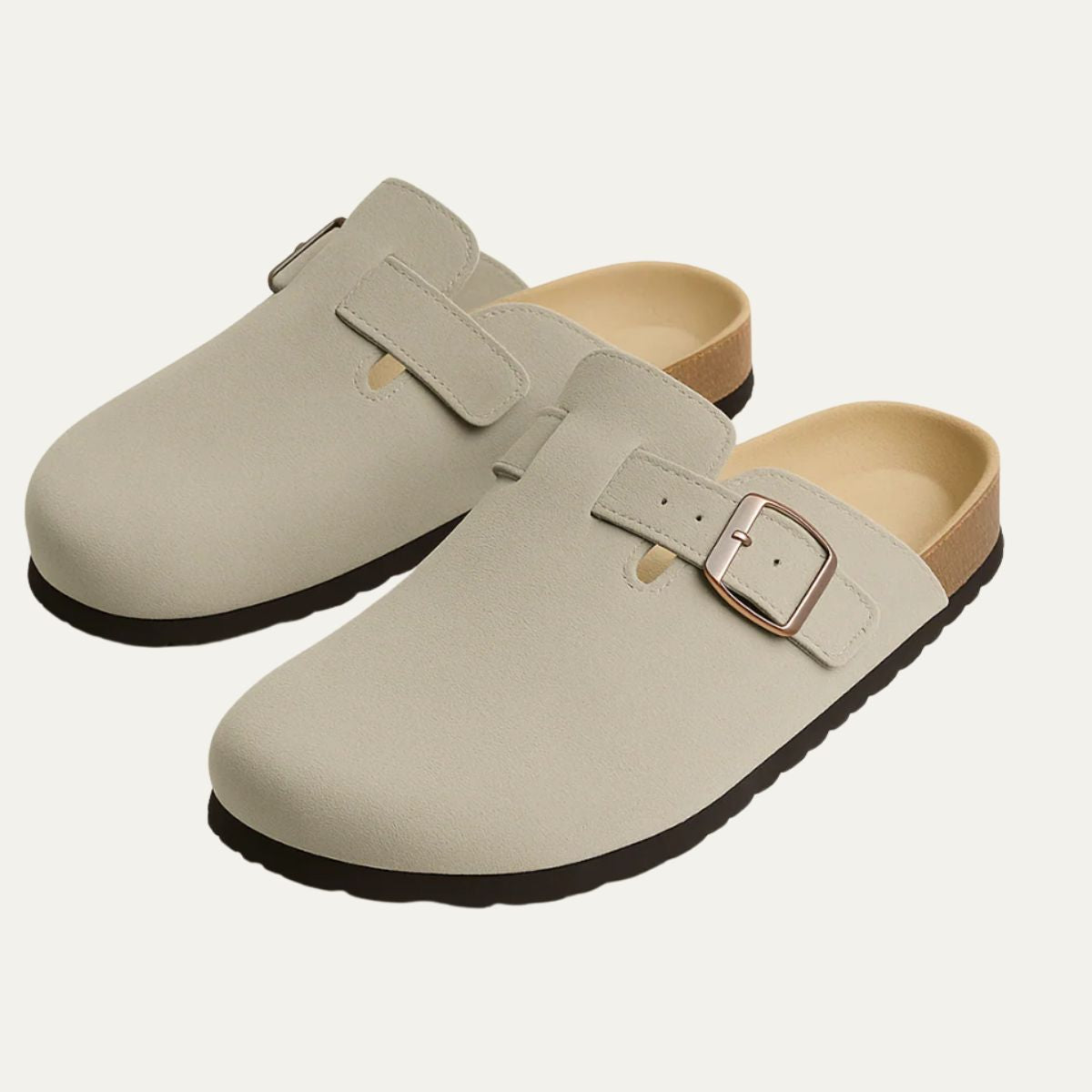 The Amalfi Gray Suede Moccasin Slipper for Men — Relaxed Old Money Style