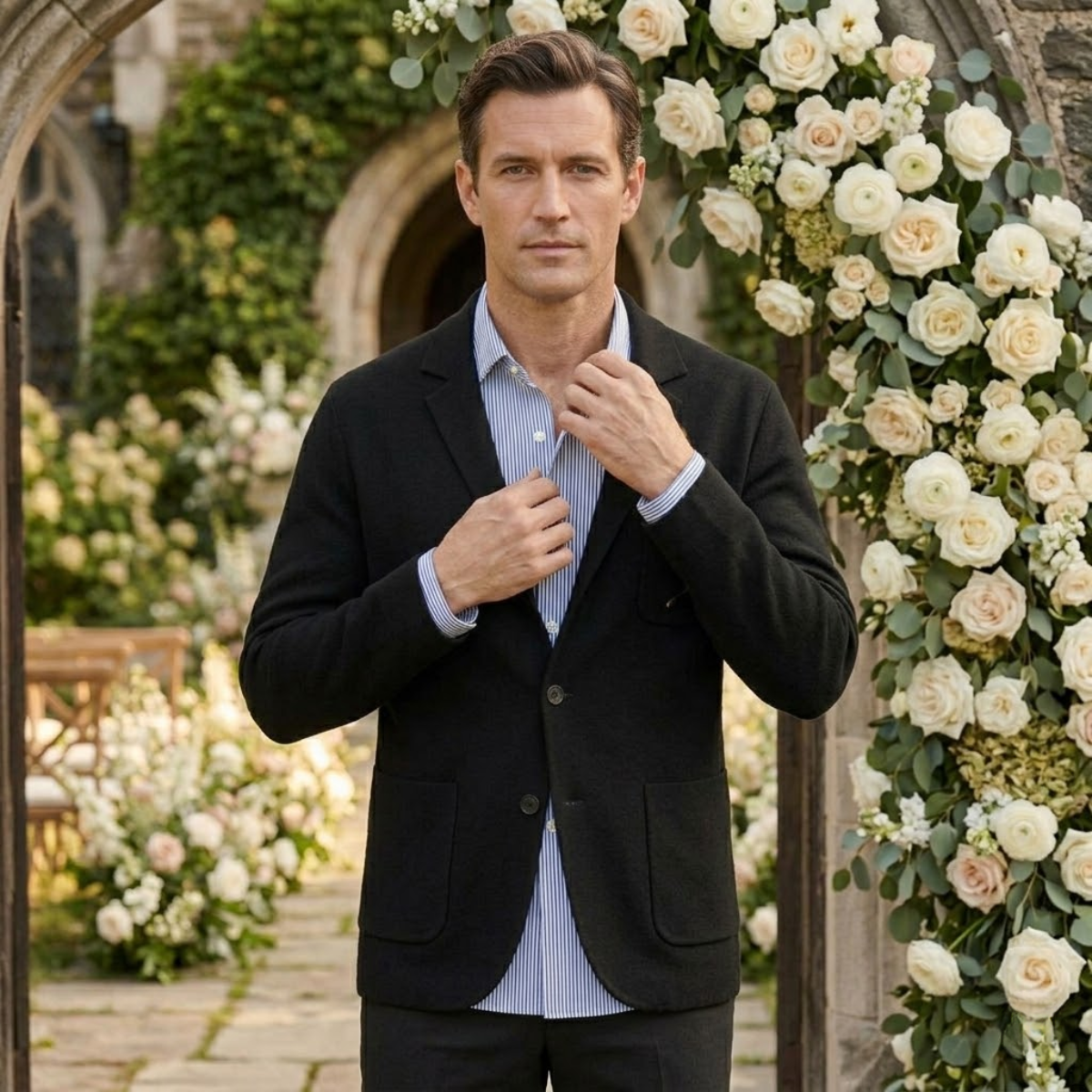 The Oxford Linen Summer Blazer - Wedding Guest Men - Formal Occasions