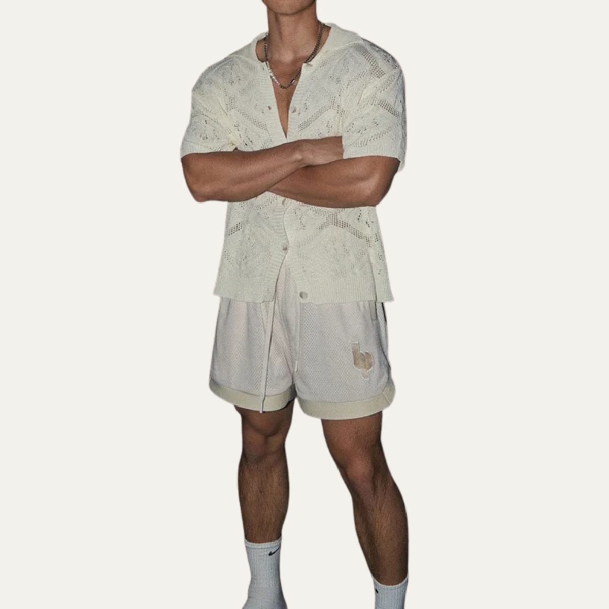 The Briarstone Men’s Vintage Hollow Out Knit Summer Top