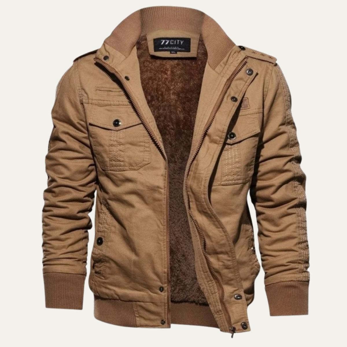 The Sydenham Men’s Windproof Multi-Pocket Military Bomber Jacket