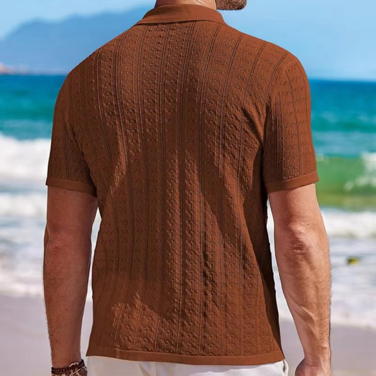 The Sonoma Men’s Smart Knit Collar Shirt