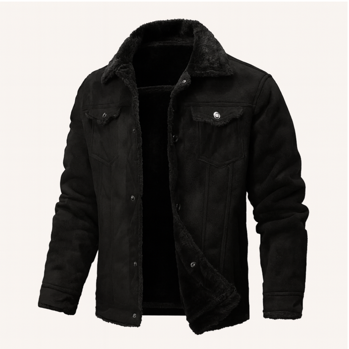 The Wrexham Men’s Shearling Vintage Leather Jacket
