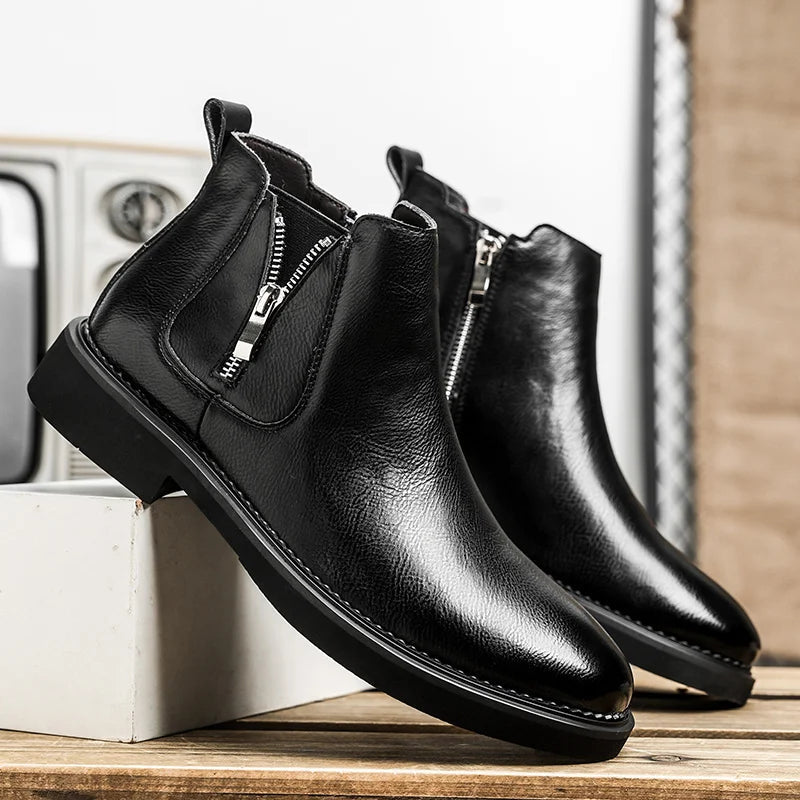 The Catania Men's Chelsea Vintage Leather Boots
