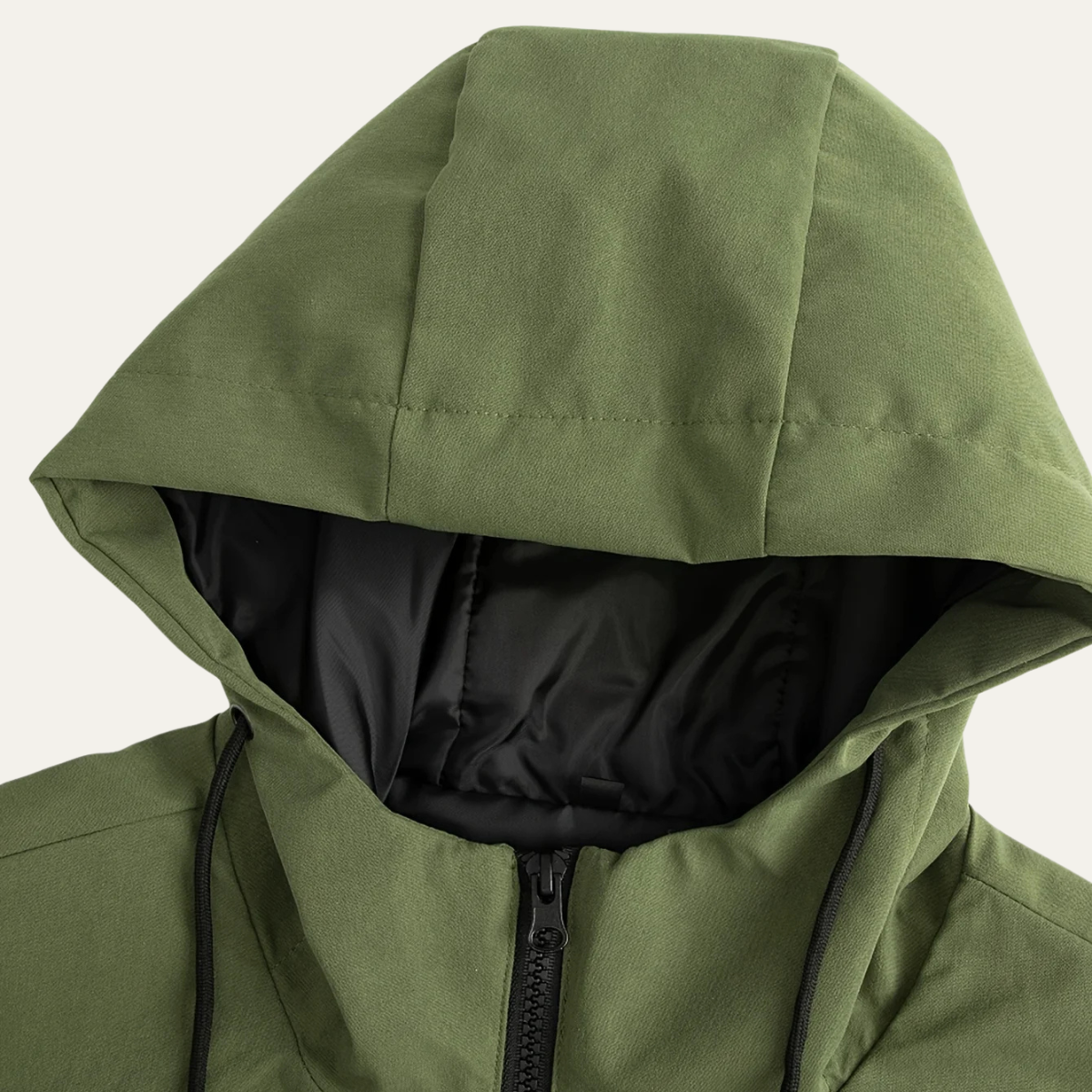 The Crestfall Men's Waterproof Long Rain Jacket – Windproof Hooded Casual Coat