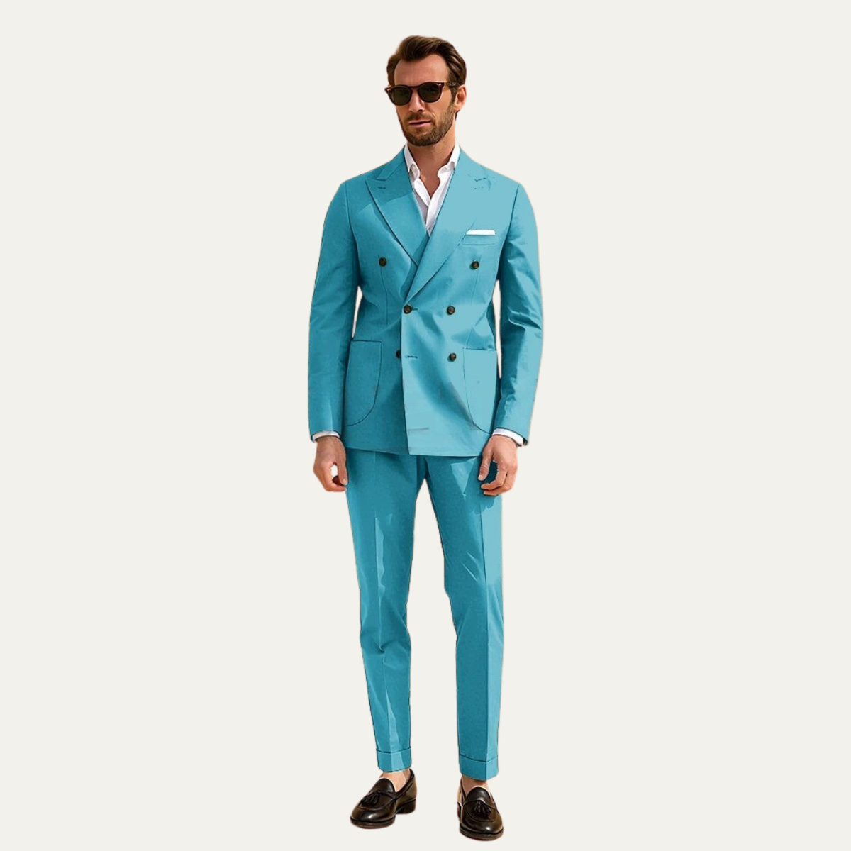 The Tiburon Men’s Slim Fit Elegant Suit