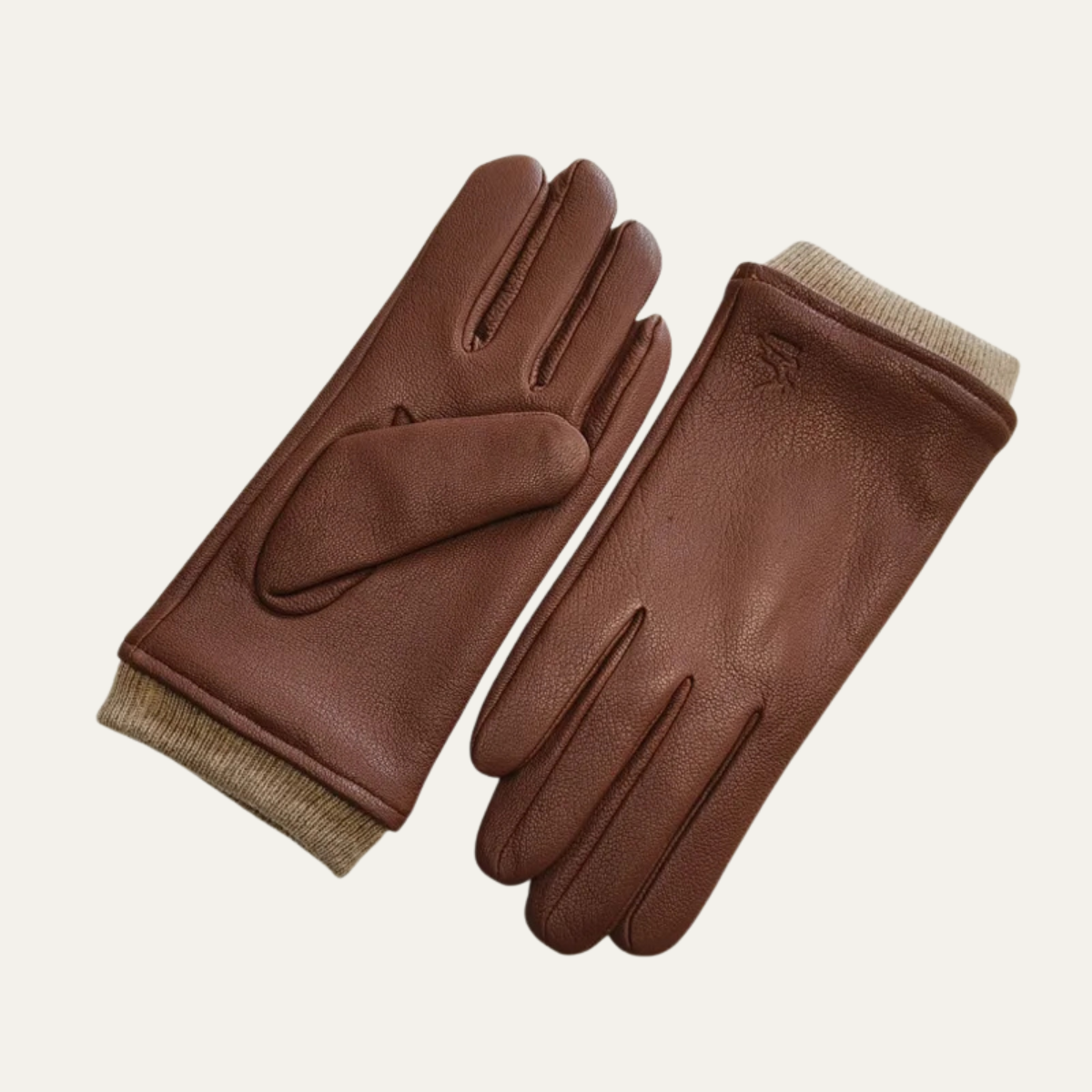 The Palermo Men's Leather Wool Lined Winter Driving Gloves