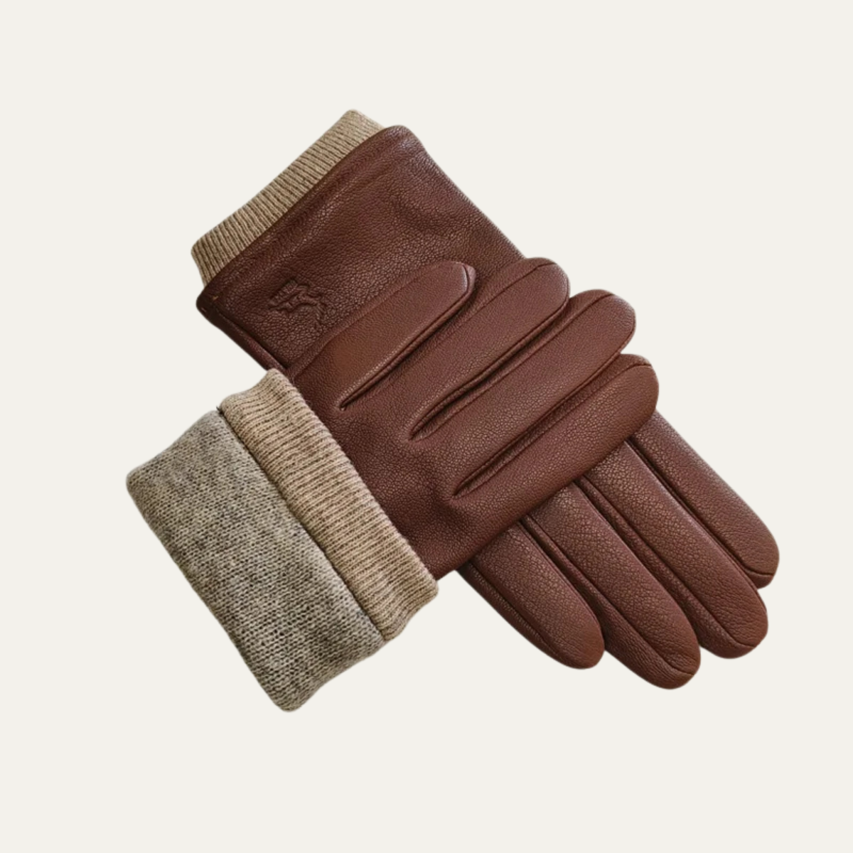 The Palermo Men's Leather Wool Lined Winter Driving Gloves