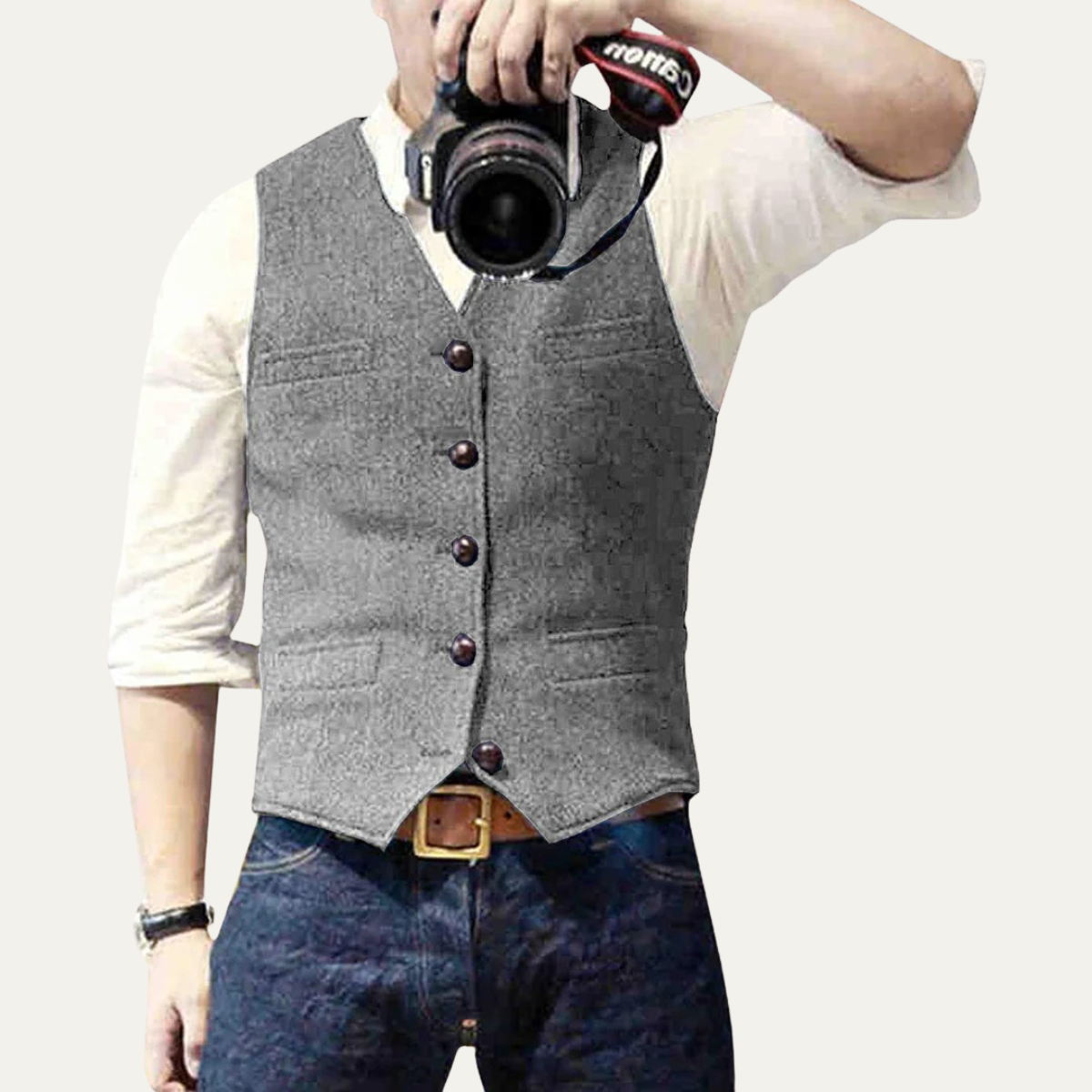 The St. Andrews Men's Elegant Button Up Vintage Vest