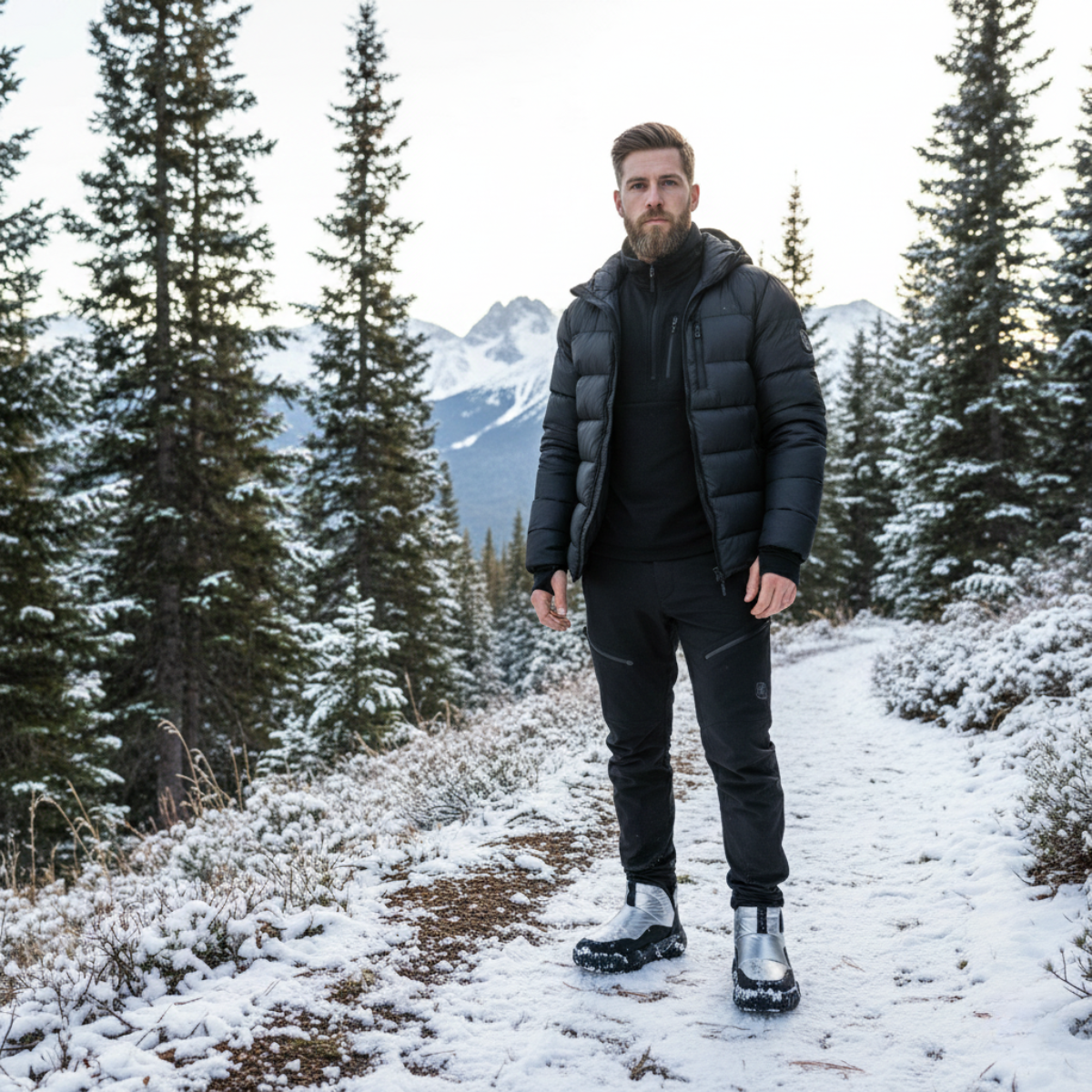 The Ironwood Hill Men’s Insulated Anti Slip Snow Boots