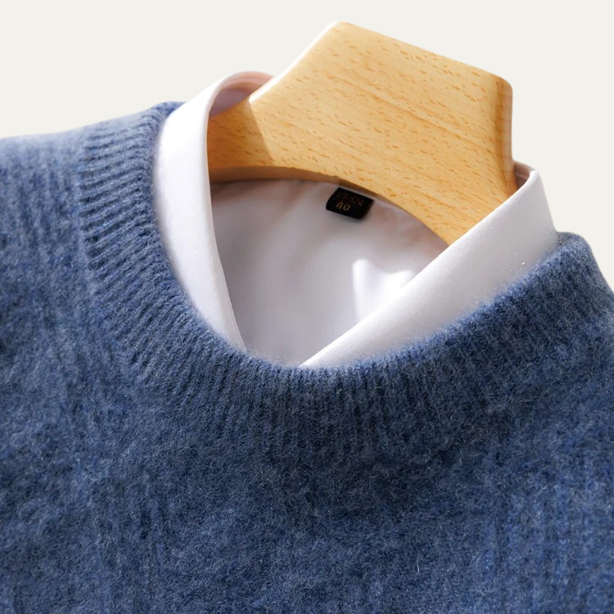 The Inverness Men’s Warm Winter Knit Wool Sweater