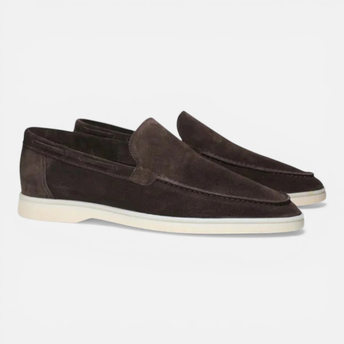 The Brookstone Men’s Suede Casual Loafers