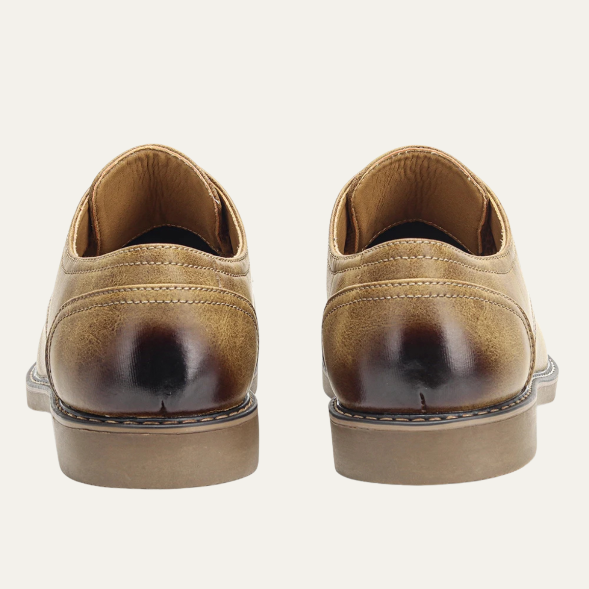 The Monopoli Men’s Lace Up Casual Oxford Leather Shoes