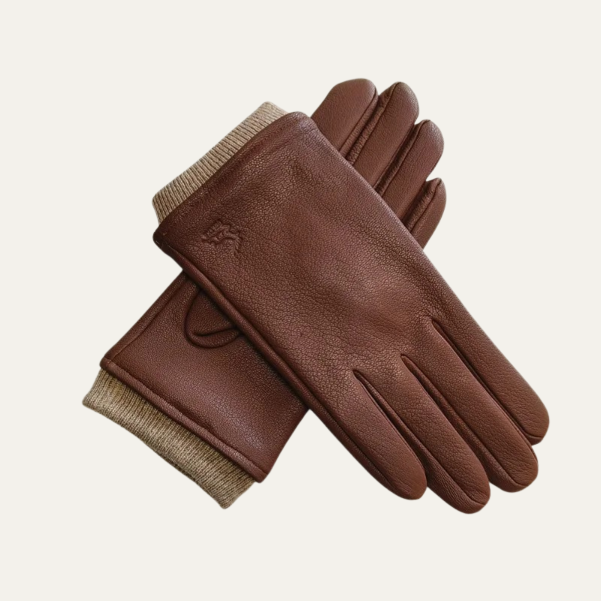 The Palermo Men's Leather Wool Lined Winter Driving Gloves