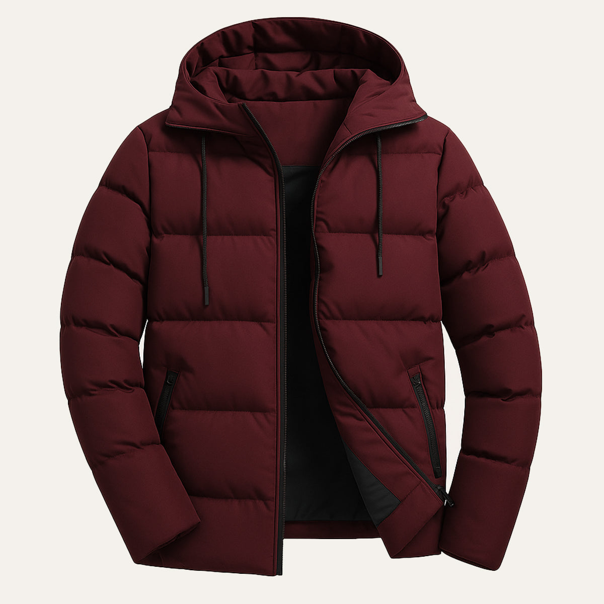 The Edinburgh Men's Waterproof Parka - Hooded Puffer Winter Jacket
