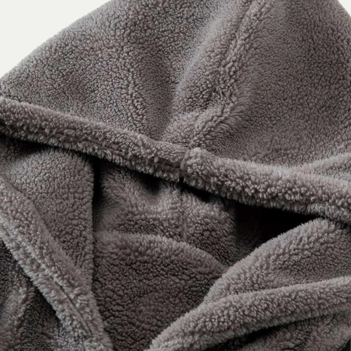The Hamilton Men’s Hooded Zip Up Puffer Jacket with Teddy Lining Dark Gray