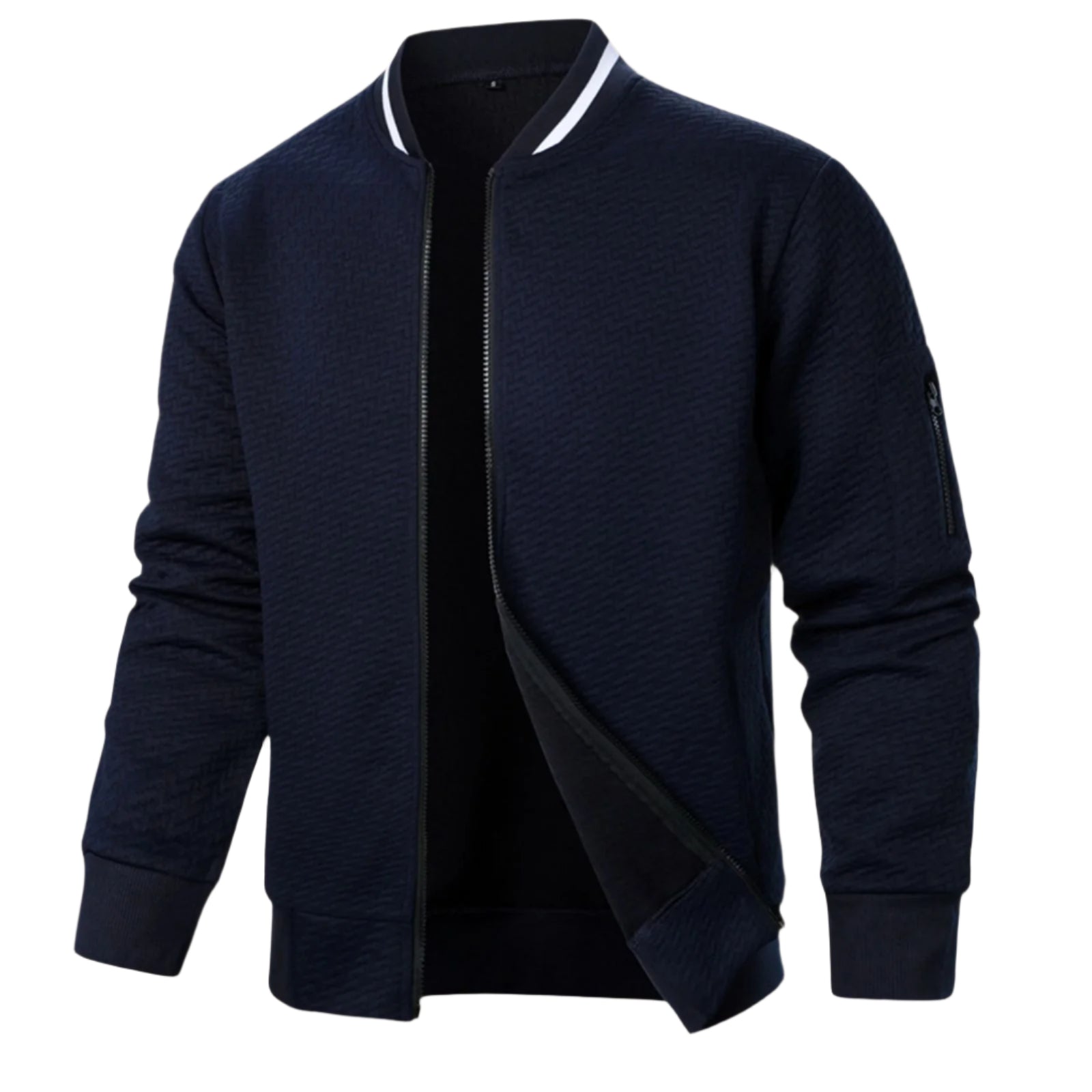 The Harrogate Elegant Zip-Up Cardigan-The British Gentlemen