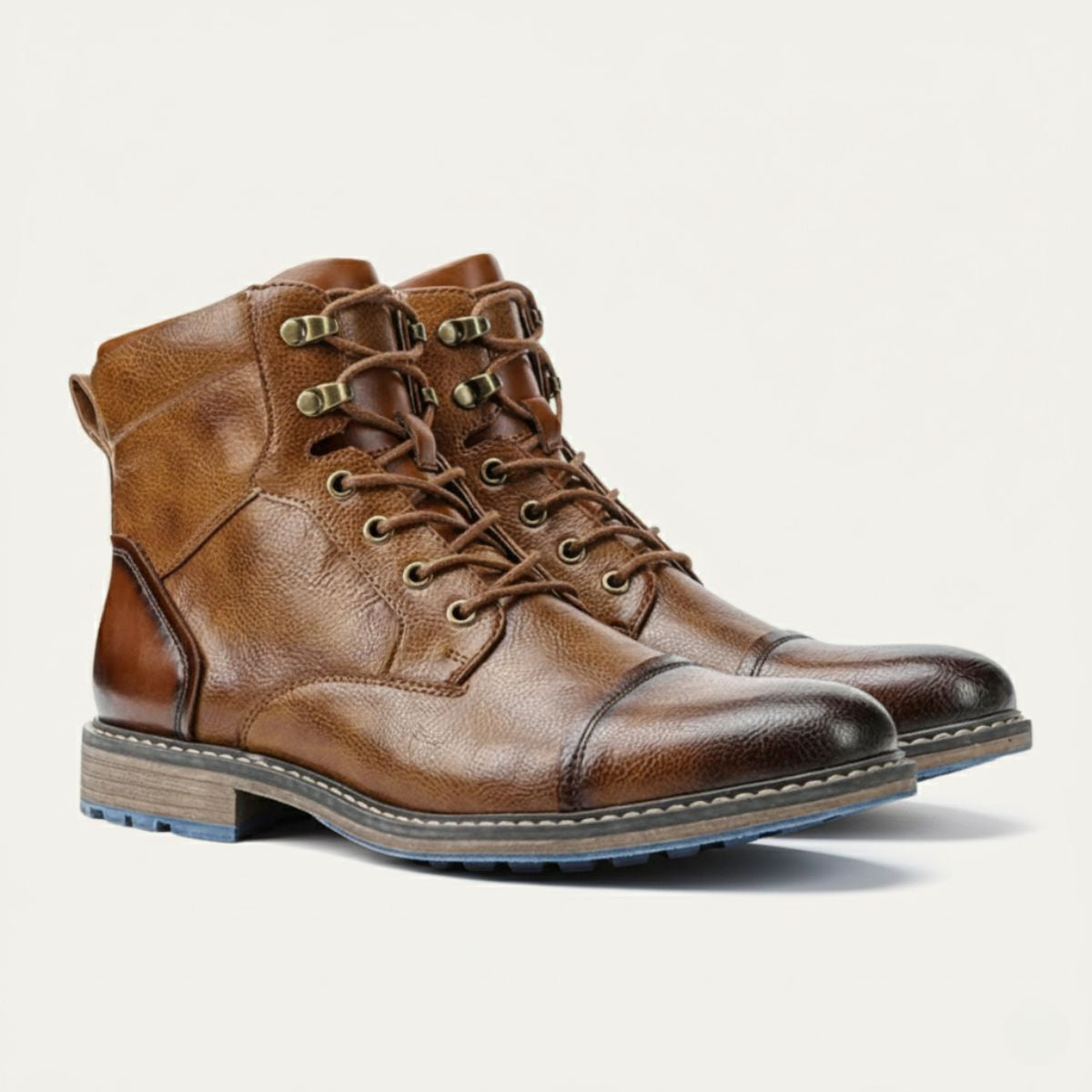 The Derbyshire Men's Rugged Adventure Outdoor Leather Boots