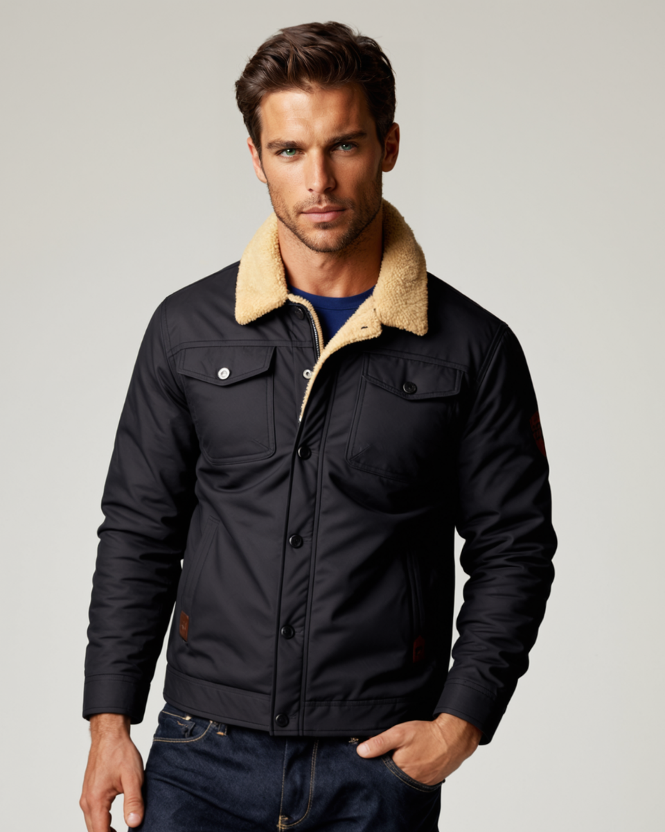 The Stonevale Men’s Insulated Fleece Lined Winter Coat